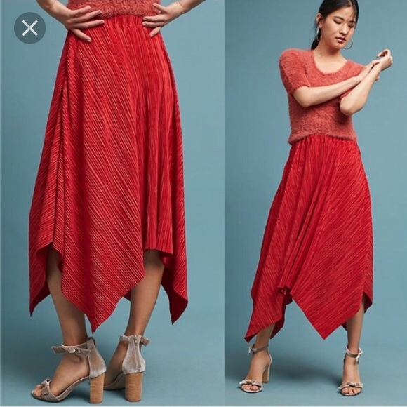 Sunday in Brooklyn Plisse Asymmetrical Skirt - Picture 1 of 3